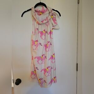 Stylish Pink and Cream Women's Dress